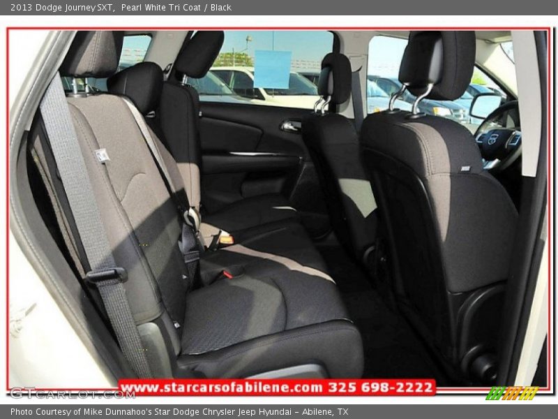 Pearl White Tri Coat / Black 2013 Dodge Journey SXT