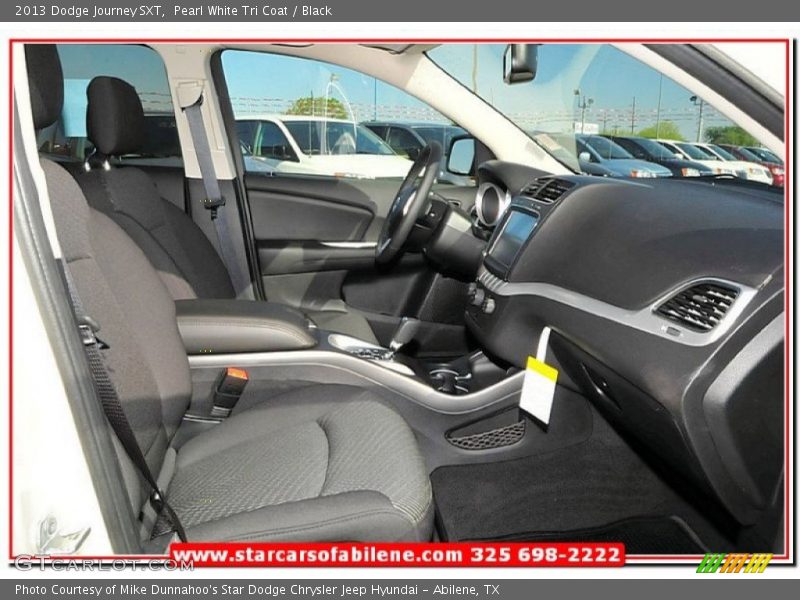 Pearl White Tri Coat / Black 2013 Dodge Journey SXT