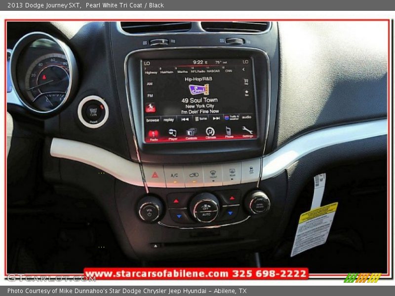 Pearl White Tri Coat / Black 2013 Dodge Journey SXT
