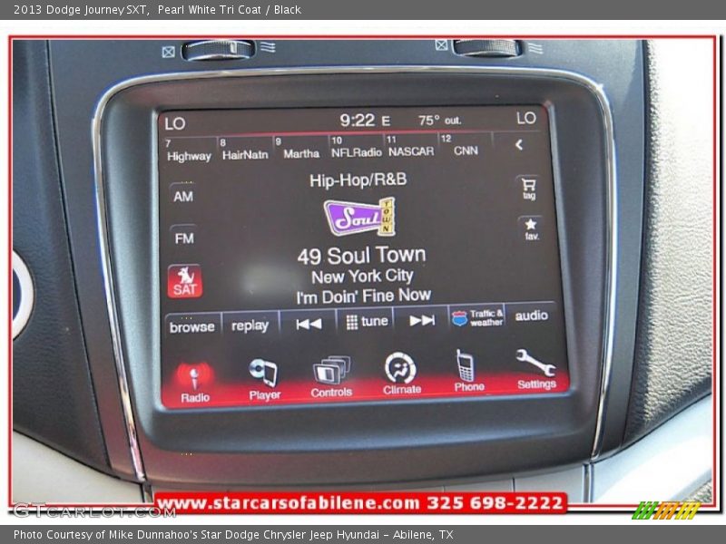 Pearl White Tri Coat / Black 2013 Dodge Journey SXT