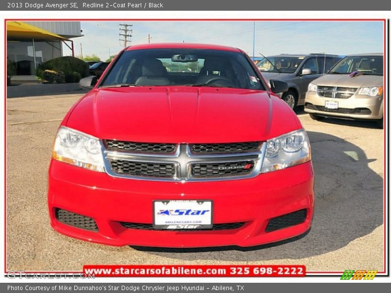 Redline 2-Coat Pearl / Black 2013 Dodge Avenger SE