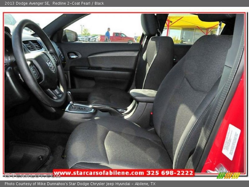 Redline 2-Coat Pearl / Black 2013 Dodge Avenger SE