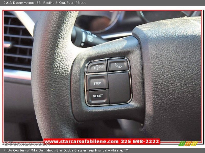 Redline 2-Coat Pearl / Black 2013 Dodge Avenger SE