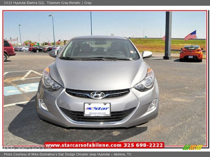 Titanium Gray Metallic / Gray 2013 Hyundai Elantra GLS