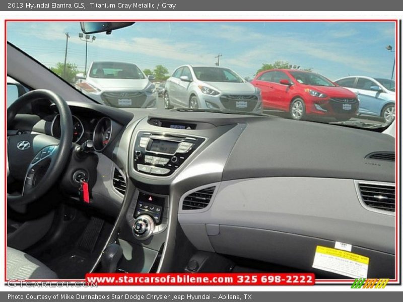 Titanium Gray Metallic / Gray 2013 Hyundai Elantra GLS