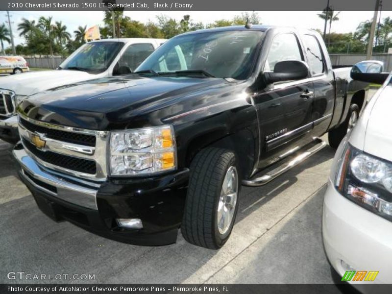 Black / Ebony 2010 Chevrolet Silverado 1500 LT Extended Cab