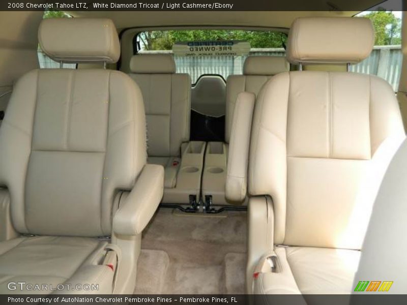 White Diamond Tricoat / Light Cashmere/Ebony 2008 Chevrolet Tahoe LTZ
