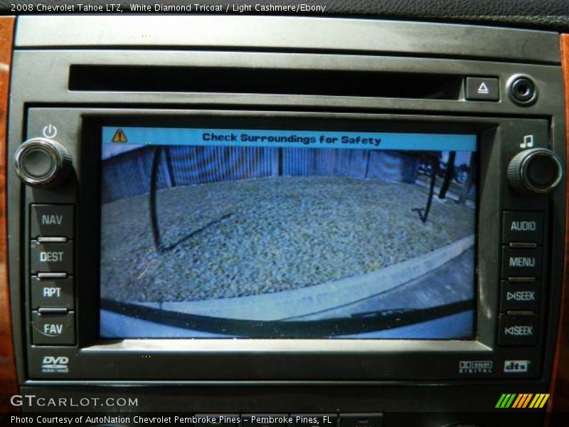 White Diamond Tricoat / Light Cashmere/Ebony 2008 Chevrolet Tahoe LTZ