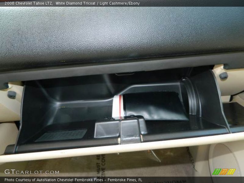 White Diamond Tricoat / Light Cashmere/Ebony 2008 Chevrolet Tahoe LTZ