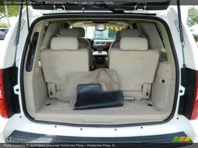 White Diamond Tricoat / Light Cashmere/Ebony 2008 Chevrolet Tahoe LTZ