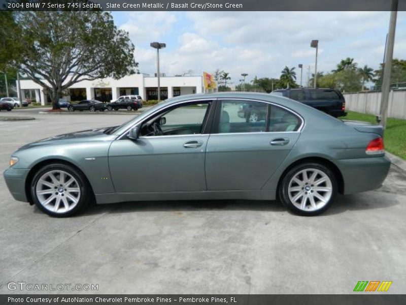  2004 7 Series 745i Sedan Slate Green Metallic