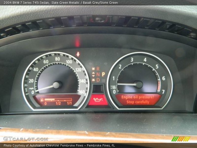  2004 7 Series 745i Sedan 745i Sedan Gauges