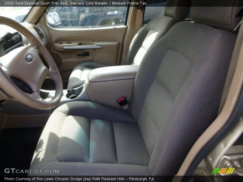 Harvest Gold Metallic / Medium Prairie Tan 2002 Ford Explorer Sport Trac 4x4