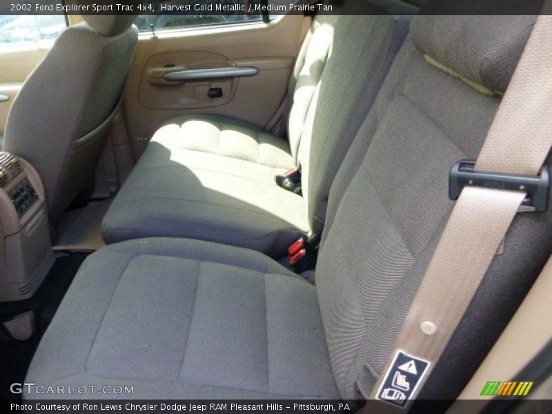 Harvest Gold Metallic / Medium Prairie Tan 2002 Ford Explorer Sport Trac 4x4