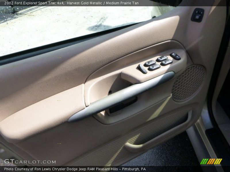 Harvest Gold Metallic / Medium Prairie Tan 2002 Ford Explorer Sport Trac 4x4