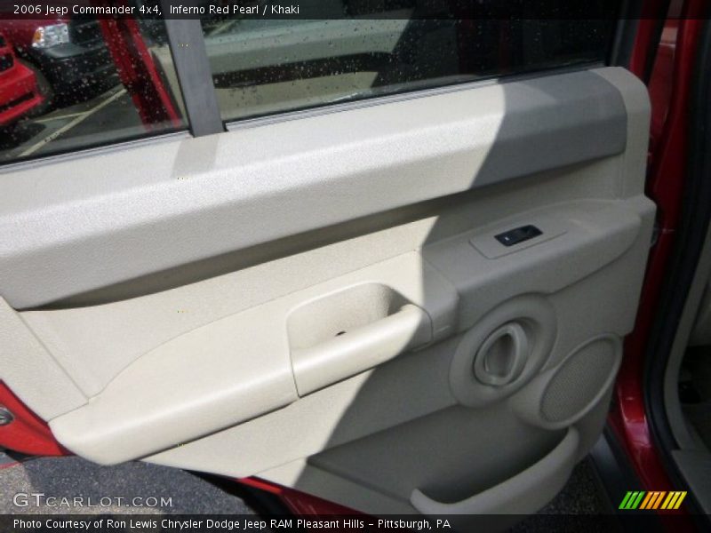 Inferno Red Pearl / Khaki 2006 Jeep Commander 4x4