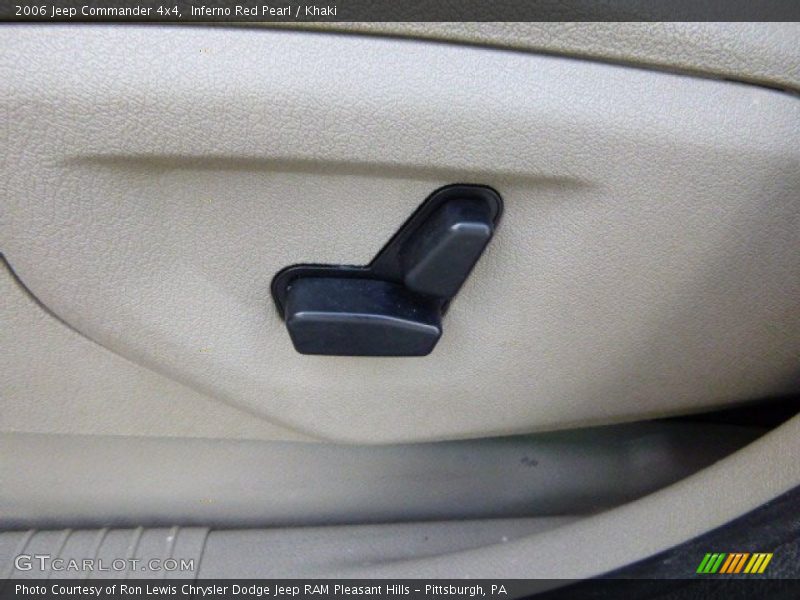 Inferno Red Pearl / Khaki 2006 Jeep Commander 4x4