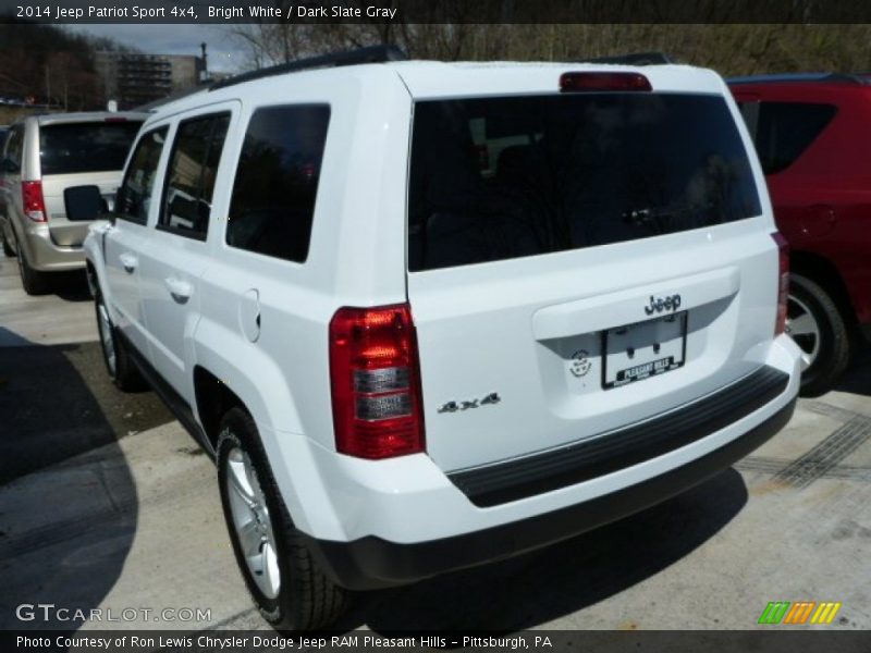 Bright White / Dark Slate Gray 2014 Jeep Patriot Sport 4x4