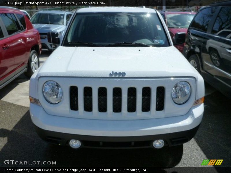 Bright White / Dark Slate Gray 2014 Jeep Patriot Sport 4x4