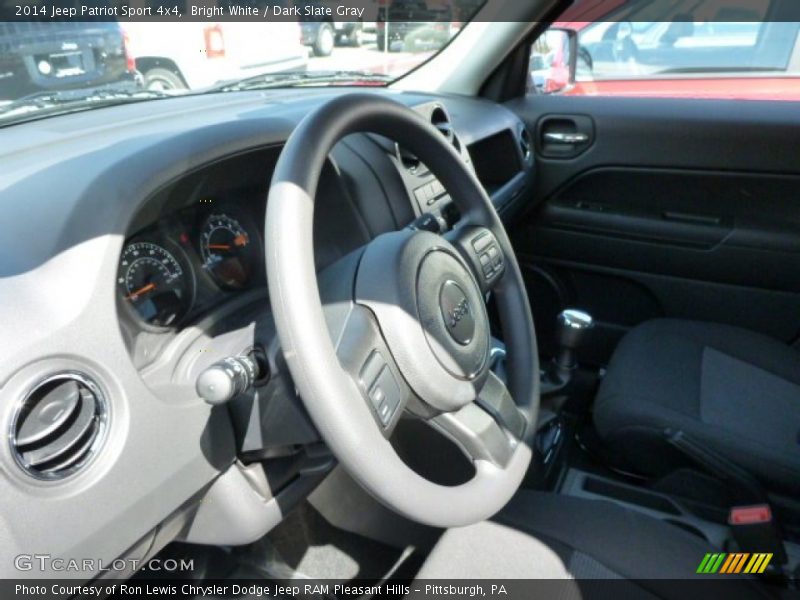 Bright White / Dark Slate Gray 2014 Jeep Patriot Sport 4x4