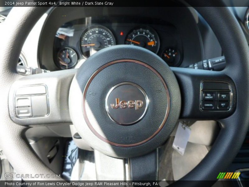 Bright White / Dark Slate Gray 2014 Jeep Patriot Sport 4x4
