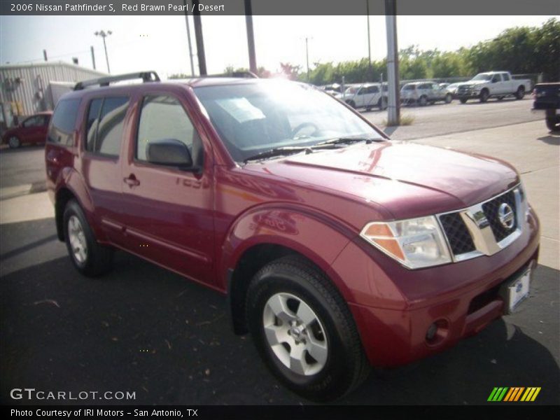 Red Brawn Pearl / Desert 2006 Nissan Pathfinder S