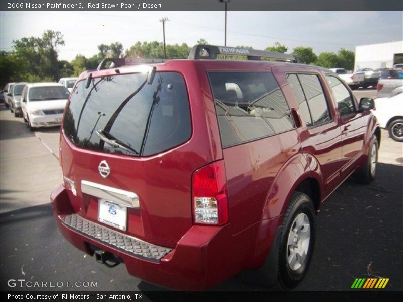 Red Brawn Pearl / Desert 2006 Nissan Pathfinder S