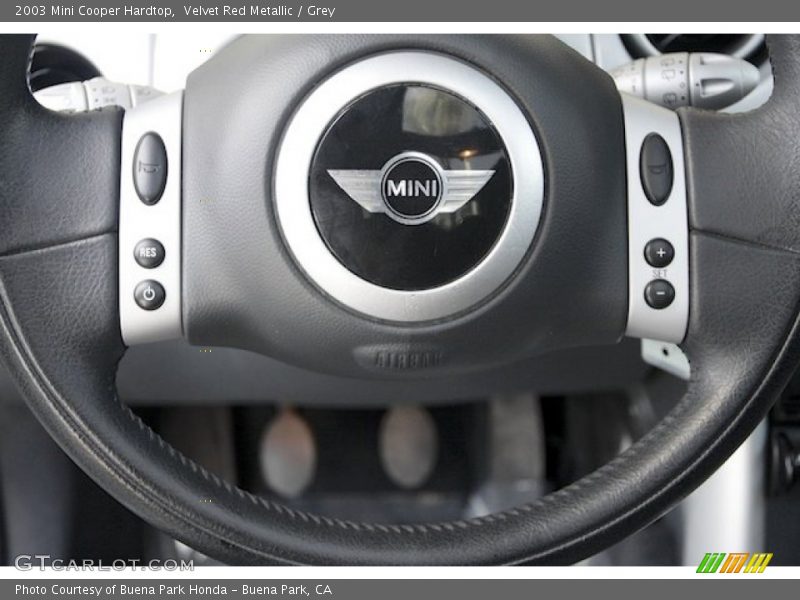 Velvet Red Metallic / Grey 2003 Mini Cooper Hardtop