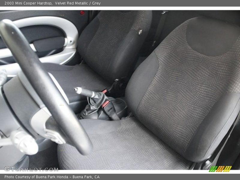 Velvet Red Metallic / Grey 2003 Mini Cooper Hardtop