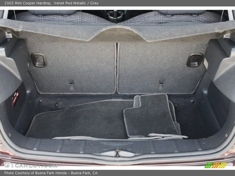 Velvet Red Metallic / Grey 2003 Mini Cooper Hardtop