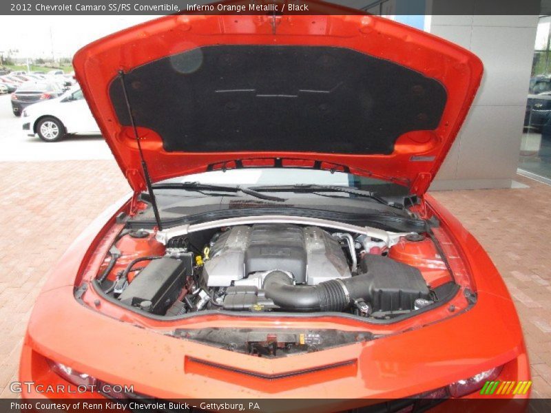 Inferno Orange Metallic / Black 2012 Chevrolet Camaro SS/RS Convertible