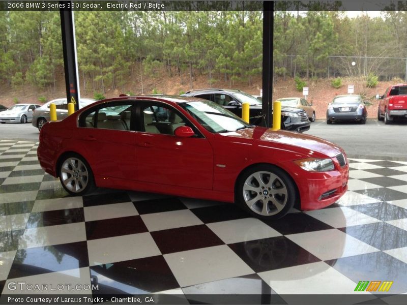 Electric Red / Beige 2006 BMW 3 Series 330i Sedan