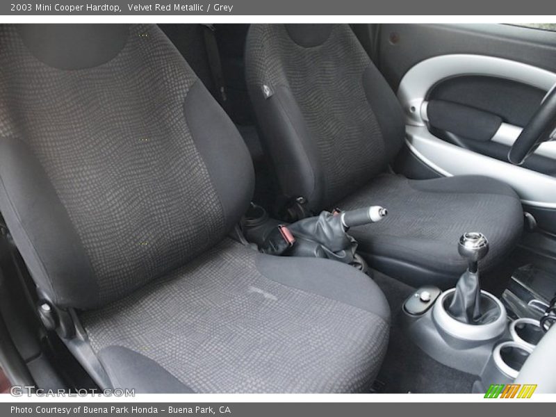 Velvet Red Metallic / Grey 2003 Mini Cooper Hardtop