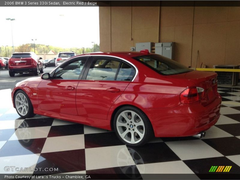 Electric Red / Beige 2006 BMW 3 Series 330i Sedan