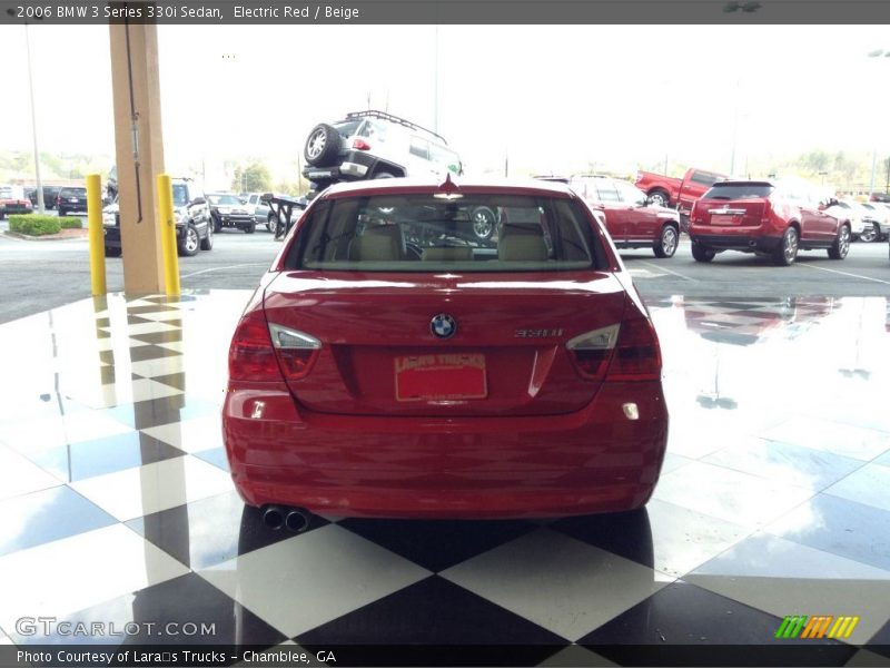 Electric Red / Beige 2006 BMW 3 Series 330i Sedan
