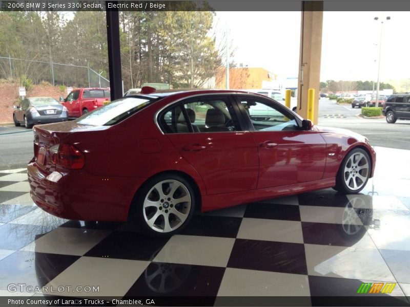 Electric Red / Beige 2006 BMW 3 Series 330i Sedan