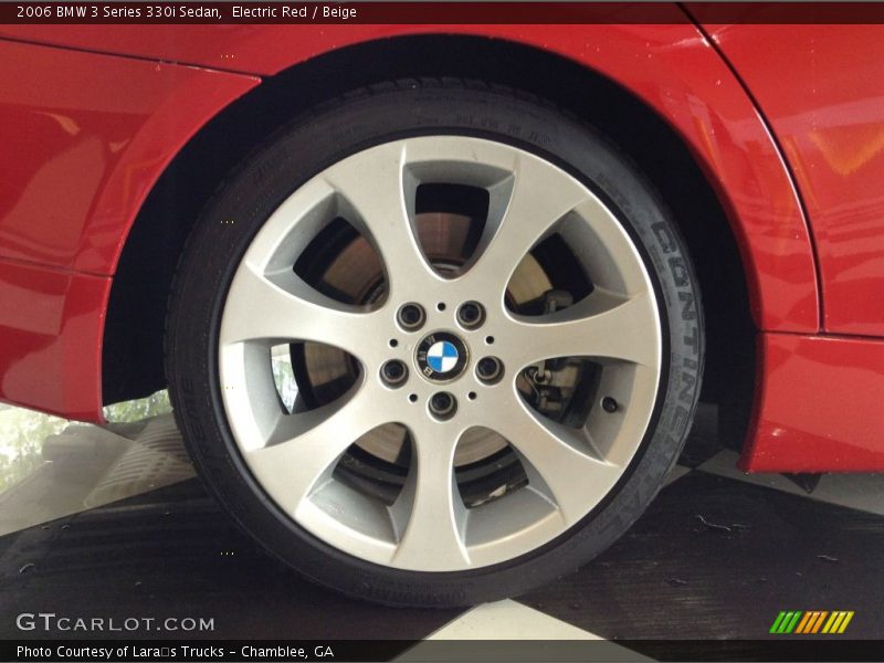 Electric Red / Beige 2006 BMW 3 Series 330i Sedan