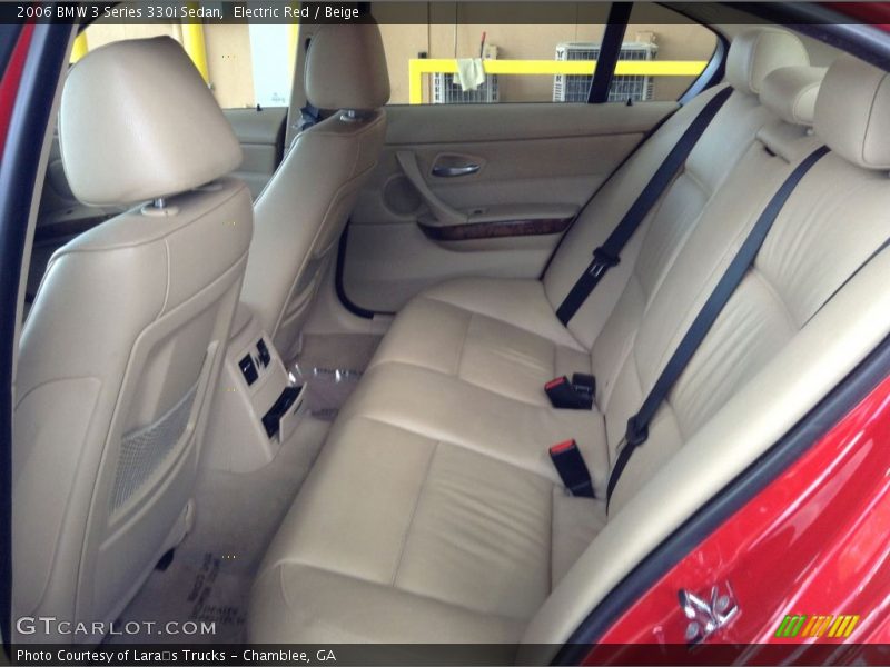Electric Red / Beige 2006 BMW 3 Series 330i Sedan
