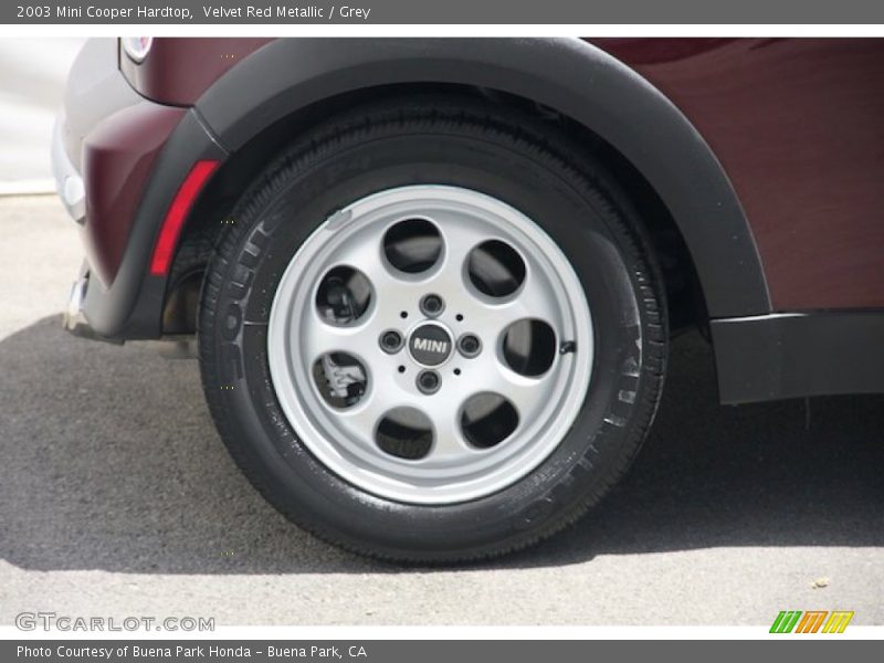 Velvet Red Metallic / Grey 2003 Mini Cooper Hardtop