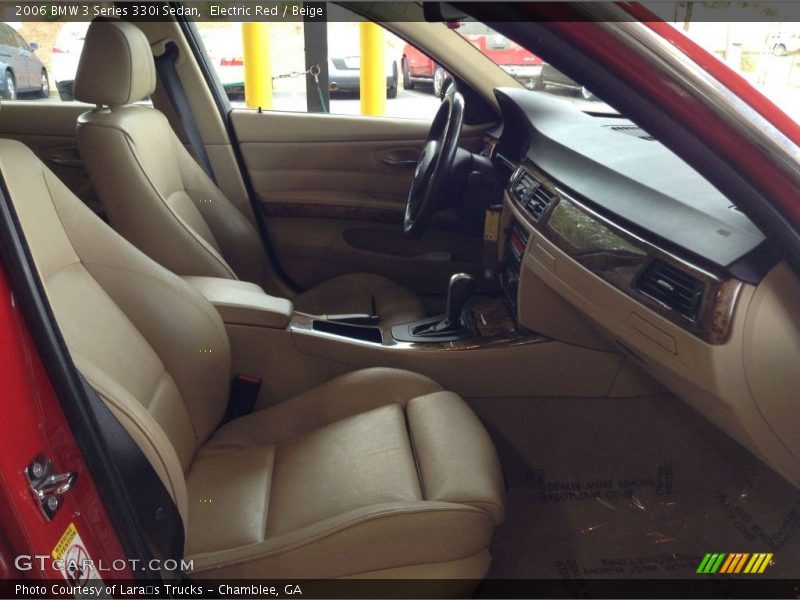 Electric Red / Beige 2006 BMW 3 Series 330i Sedan