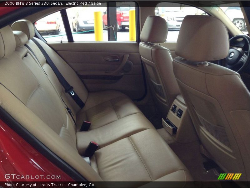Electric Red / Beige 2006 BMW 3 Series 330i Sedan