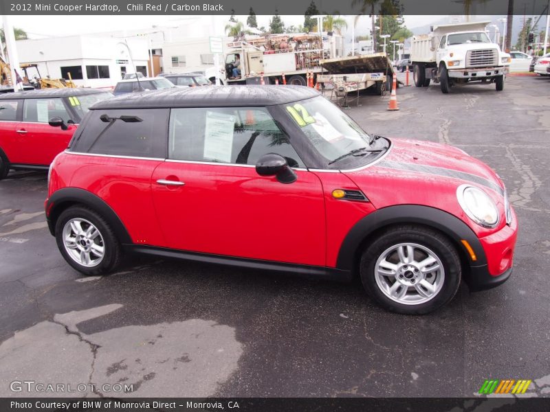 Chili Red / Carbon Black 2012 Mini Cooper Hardtop