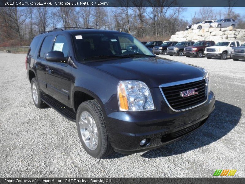 Graphite Blue Metallic / Ebony 2013 GMC Yukon SLE 4x4