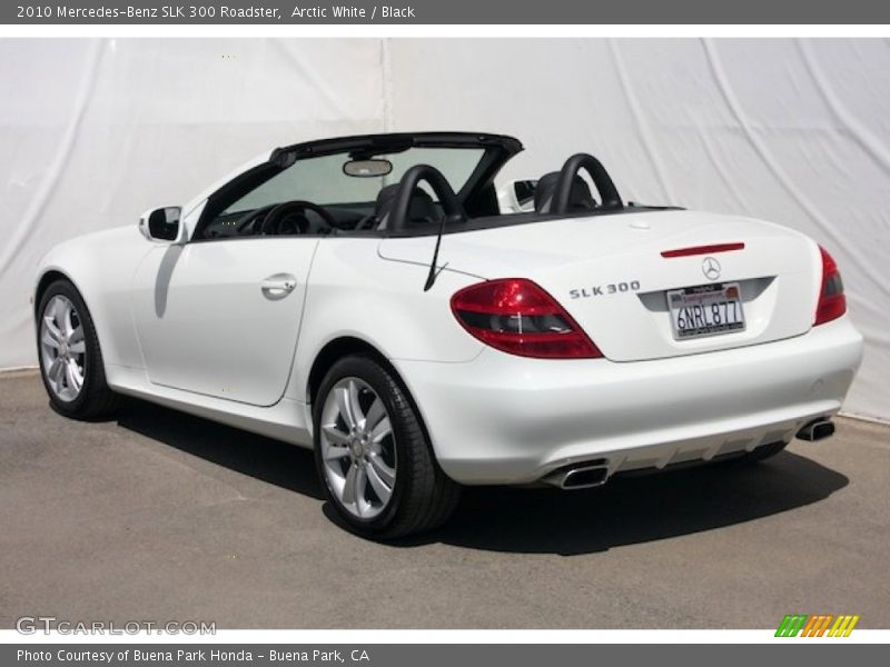 Arctic White / Black 2010 Mercedes-Benz SLK 300 Roadster