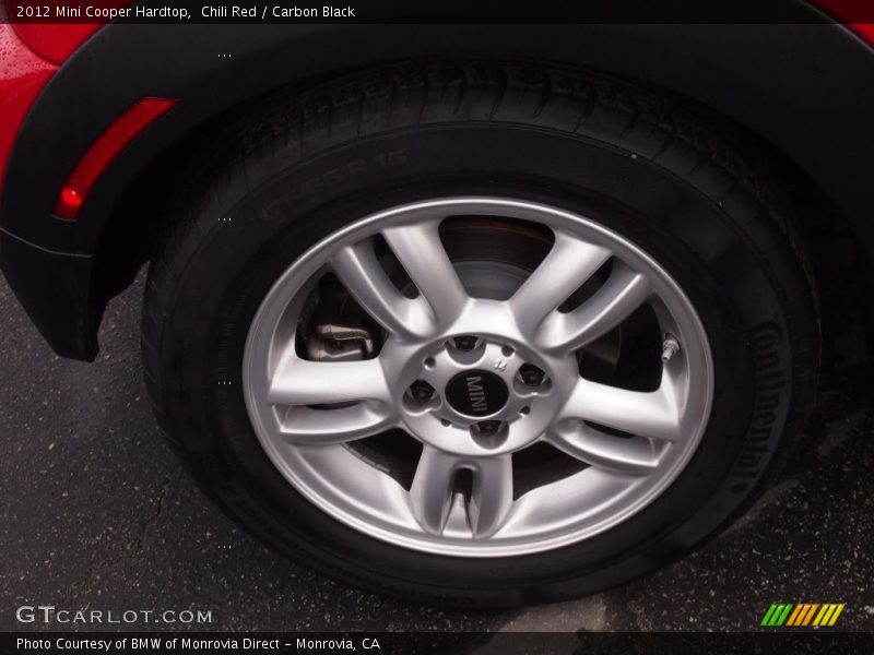 Chili Red / Carbon Black 2012 Mini Cooper Hardtop