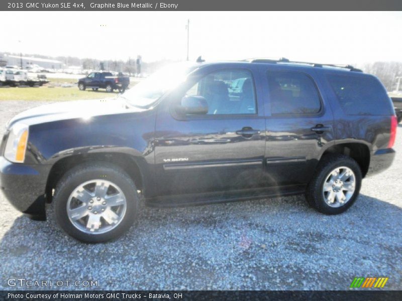 Graphite Blue Metallic / Ebony 2013 GMC Yukon SLE 4x4