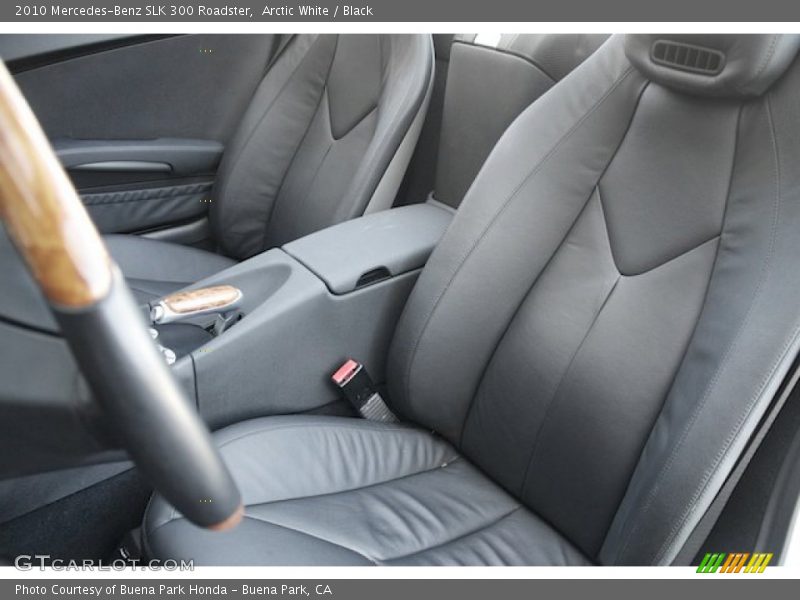 Arctic White / Black 2010 Mercedes-Benz SLK 300 Roadster