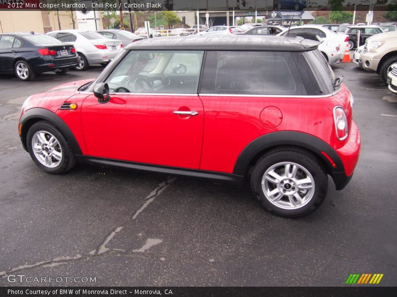 Chili Red / Carbon Black 2012 Mini Cooper Hardtop