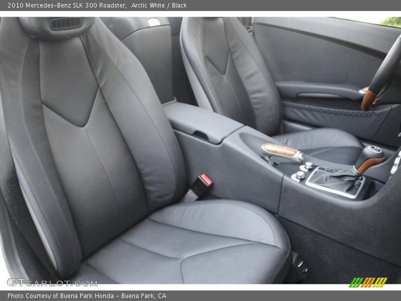 Arctic White / Black 2010 Mercedes-Benz SLK 300 Roadster