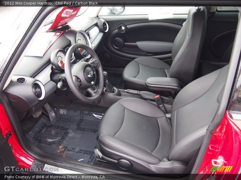 Chili Red / Carbon Black 2012 Mini Cooper Hardtop